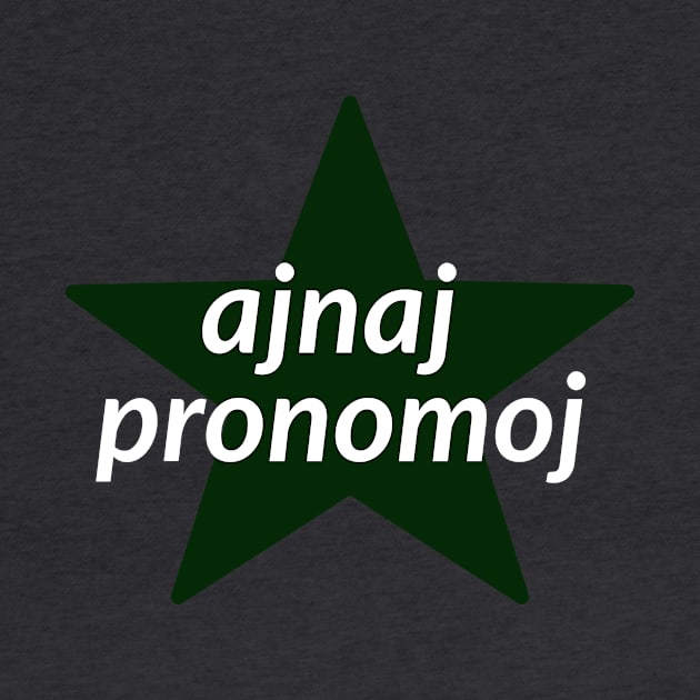 Esperanto Pronouns - Pronomoj - ajnaj pronomoj by LaVesperto